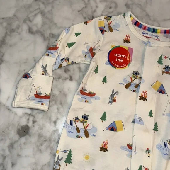 NWT MAGNETIC ME MODAL CAMPING LAKE FOOTIE - Picture 3 of 6